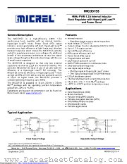 MIC33153 datasheet pdf Microchip