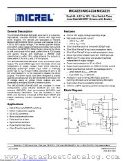 MIC4224YMME datasheet pdf Microchip