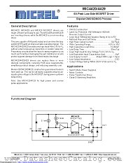 MIC4420YM datasheet pdf Microchip