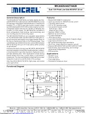 MIC4428YMM datasheet pdf Microchip