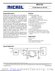 MIC47100-12YMME-TR datasheet pdf Microchip