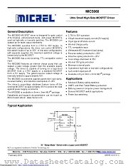 MIC5060 datasheet pdf Microchip
