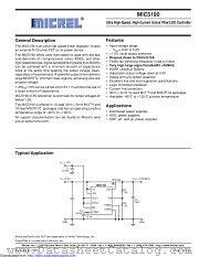 MIC5190 datasheet pdf Microchip