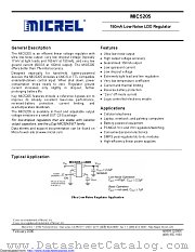 MIC5205YM5-TX datasheet pdf Microchip