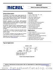 MIC5207-3.2YM5-TR datasheet pdf Microchip