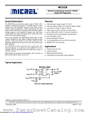 MIC5238-1.3YD5-TR datasheet pdf Microchip