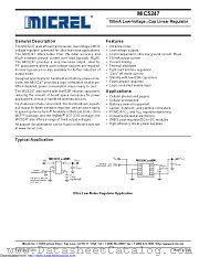 MIC5247-1.85YM5-TR datasheet pdf Microchip