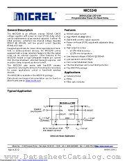 MIC5249-1.5YMM datasheet pdf Microchip