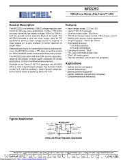 MIC5253-3.3YC5-TR datasheet pdf Microchip
