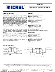 MIC5259-3.3YML-TR datasheet pdf Microchip