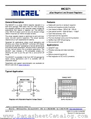 MIC5271YM5-TR datasheet pdf Microchip