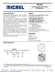 MIC5305-3.0YML-TR datasheet pdf Microchip