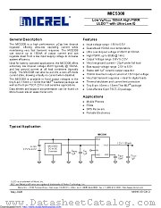 MIC5308-1.8YMT-TR datasheet pdf Microchip