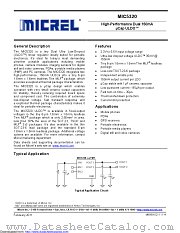 MIC5320-MFYMT-TR datasheet pdf Microchip