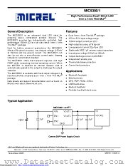 MIC5381-M4YFT-TR datasheet pdf Microchip