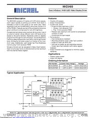 MIC5400 datasheet pdf Microchip