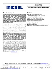 MIC58P42 datasheet pdf Microchip