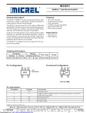 MIC6211 datasheet pdf Microchip