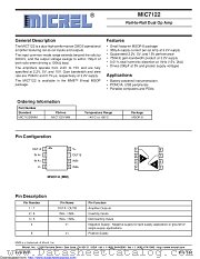 MIC7122YMM-TR datasheet pdf Microchip