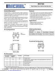 MIC7300YMM-TR datasheet pdf Microchip
