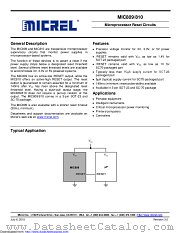 MIC809-5SUY-TR datasheet pdf Microchip