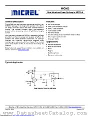 MIC862 datasheet pdf Microchip