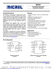MIC864 datasheet pdf Microchip