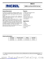 MIC913YM5-TR datasheet pdf Microchip