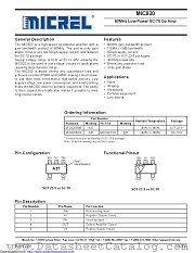 MIC920 datasheet pdf Microchip