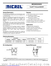 MIC94030 datasheet pdf Microchip
