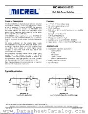 MIC94061YC6-TR datasheet pdf Microchip