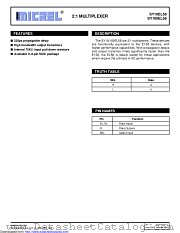 SY10EL58 datasheet pdf Microchip