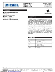 SY100ELT21LZG-TR datasheet pdf Microchip