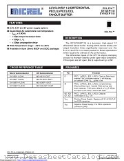 SY10EP11UZG-TR datasheet pdf Microchip