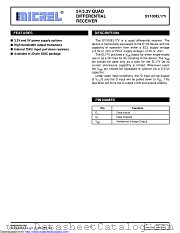 SY100EL17 datasheet pdf Microchip