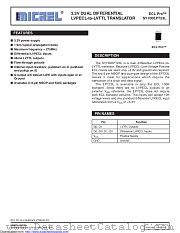 SY100EPT21LZG-TR datasheet pdf Microchip