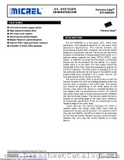 SY100S839VZG datasheet pdf Microchip