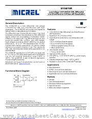 SY56016RMG-TR datasheet pdf Microchip