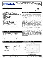 SY58013UMG-TR datasheet pdf Microchip