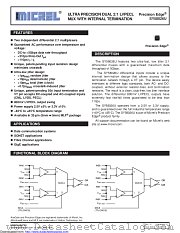SY58026UMG-TR datasheet pdf Microchip