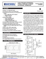SY58029UMG-TR datasheet pdf Microchip