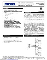 SY58032UMG-TR datasheet pdf Microchip