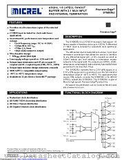 SY58035UMG datasheet pdf Microchip