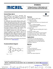 SY58604U datasheet pdf Microchip
