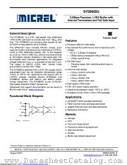 SY58605UMG-TR datasheet pdf Microchip