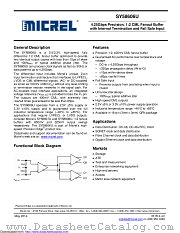 SY58606U datasheet pdf Microchip