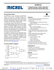 SY58611UMG-TR datasheet pdf Microchip