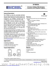 SY58620L datasheet pdf Microchip