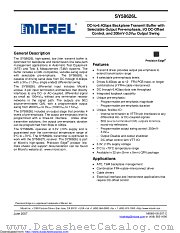 SY58626LMH datasheet pdf Microchip