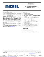 SY69753ALHG-TR datasheet pdf Microchip